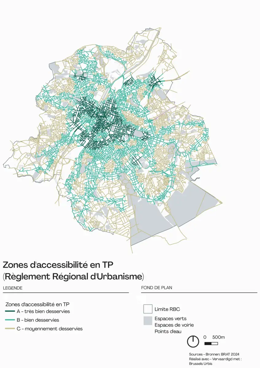 Carte zones accessibilité TP RRU