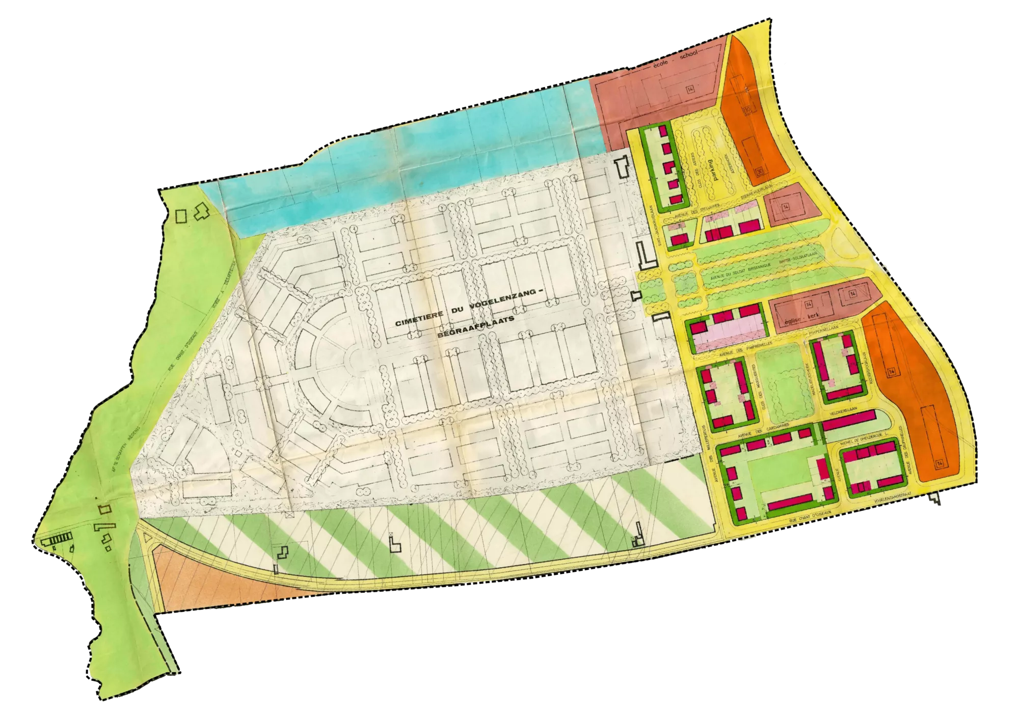 Plan du PPAS Vogelenzang