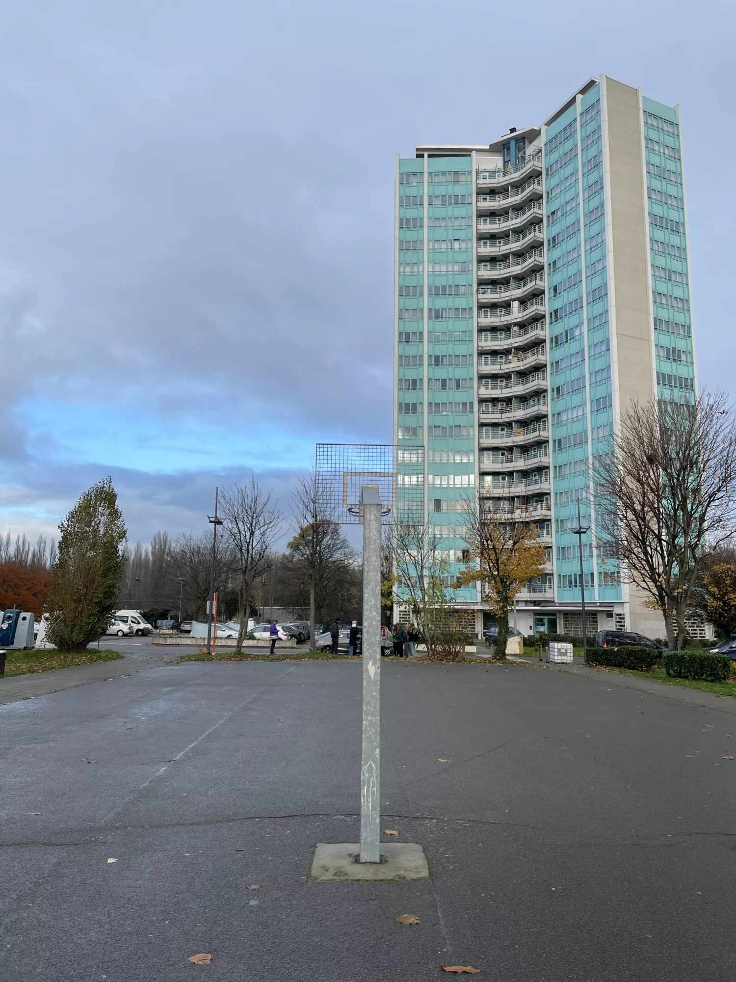 Photo prise au sein du périmètre de la Zone du CQD Villas à Ganshoren