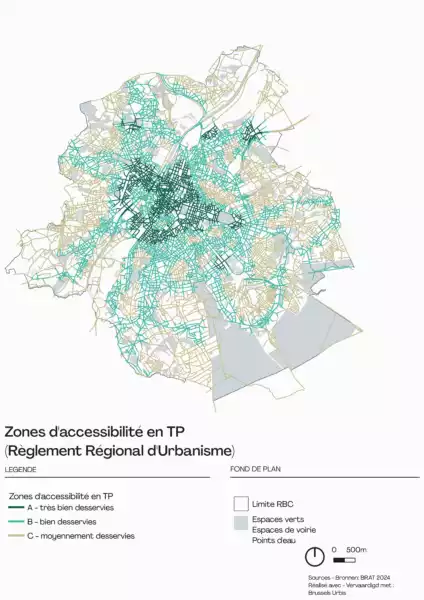 Carte zones accessibilité TP RRU