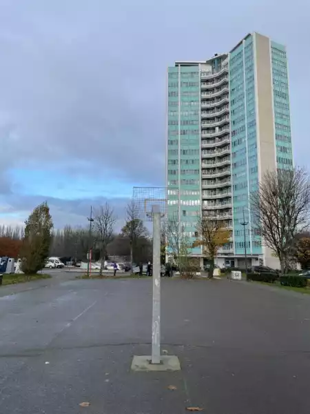 Photo prise au sein du périmètre de la Zone du CQD Villas à Ganshoren