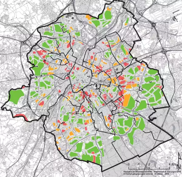 Zones calmes habitées en carence de zone calme publique